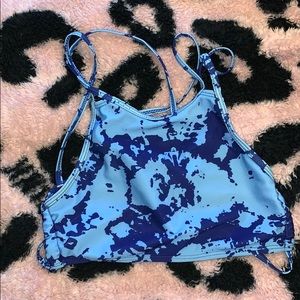 Tie-dye bikini top